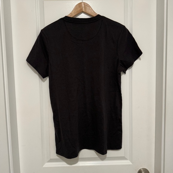 Tentree | Tentree Women’s Seablend Black Short Sleeve Tee Size Large - Picture 4 of 6